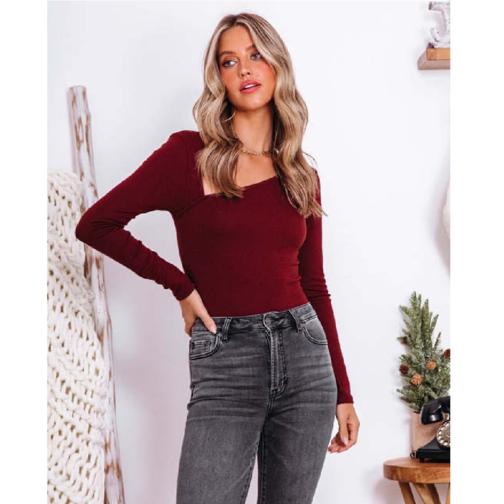 Lush from Vici neckline detail bodysuit